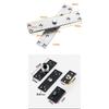 2Pcs Reliable 360 Degree Rotating Door Hinges Constructed From Corrosion Resistant Material For Solid Entrances