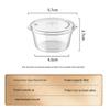 Disposable Food Portion & Sauce Containers with Lids