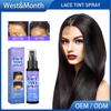 West&Month Lace Tint Foam Wig Lace Adhesive Link Mousse Latex-free Invisible Adhesive Dyed Mousse Foam Lace Wig Headgear Hairdressing 30ml