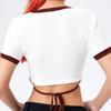 Summer Y2K Women's Sexy Letter Printed Umbilical Strap Top T-shirt