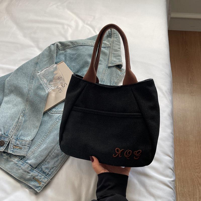 2025 ретро холщовая сумка летняя маленькая сумка простая повседневная холщовая сумка женская холщовая сумка сумка модная