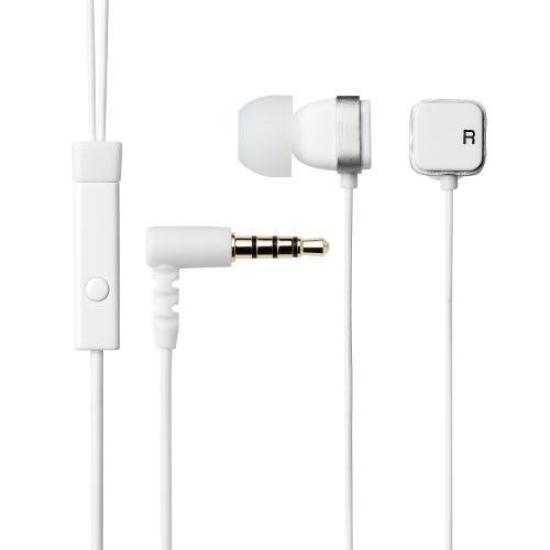 

ELECOM iPhone44S3GS3GiPadiPod compatible headphone microphonesquare0.6mwhite