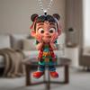 With Car Decoration Cute Nezha Acrylic Flat Surface Pendant For Interior Gift