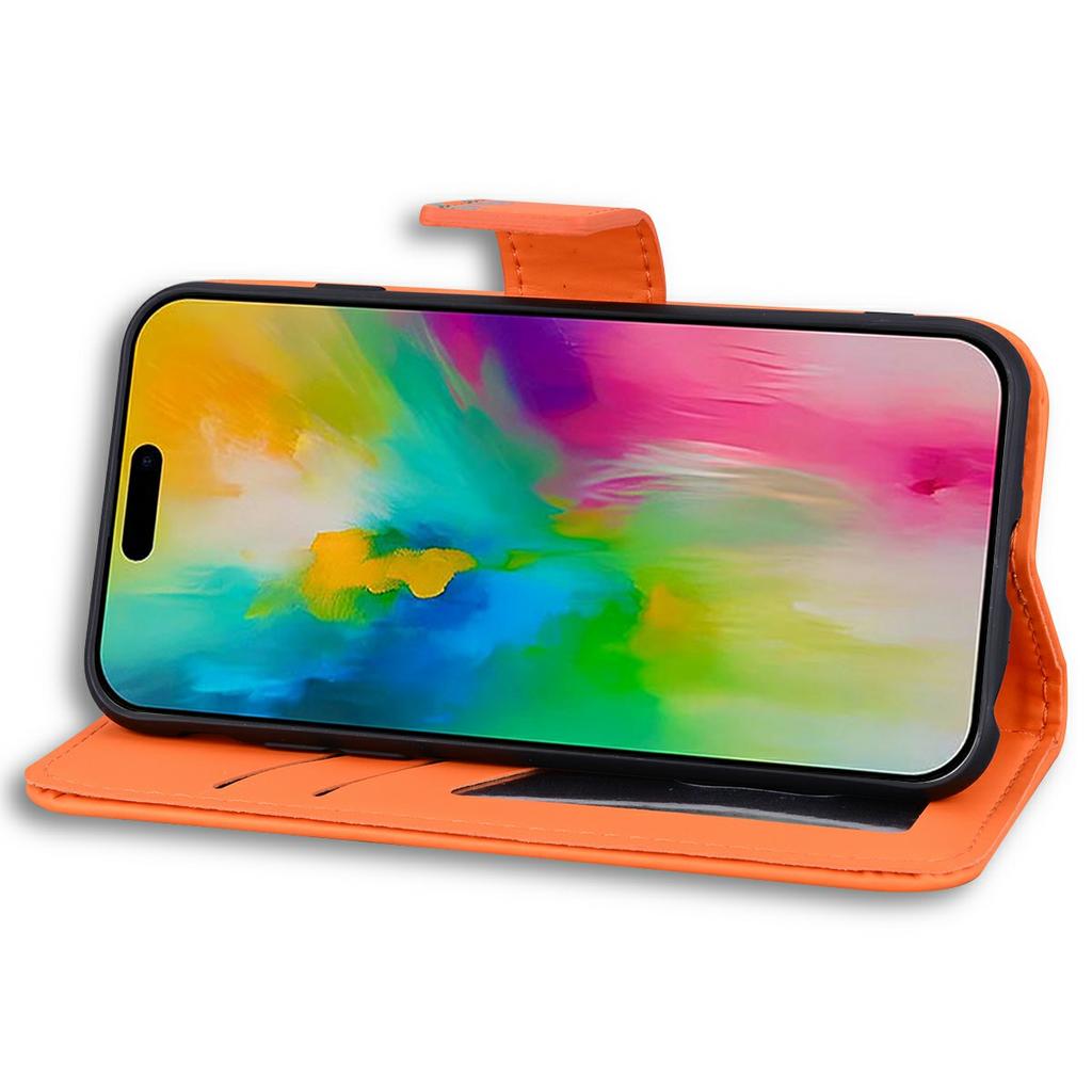 For iPhone 16 Pro Case Cartoon Pattern Wallet Leather Phone Cover