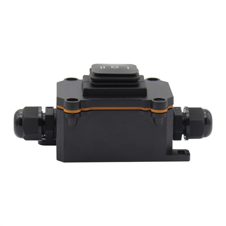 Waterproof Outdoor External 2 Way lP68 Electrical Junction Box Underground Cable Line Wires Power Cord Connector Protection 12V