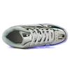 2025 Low Help Classic Foreign Trade New Golden Silver Light Led Luminous Shoes USB Charging Star with Flash Shoes Jik90