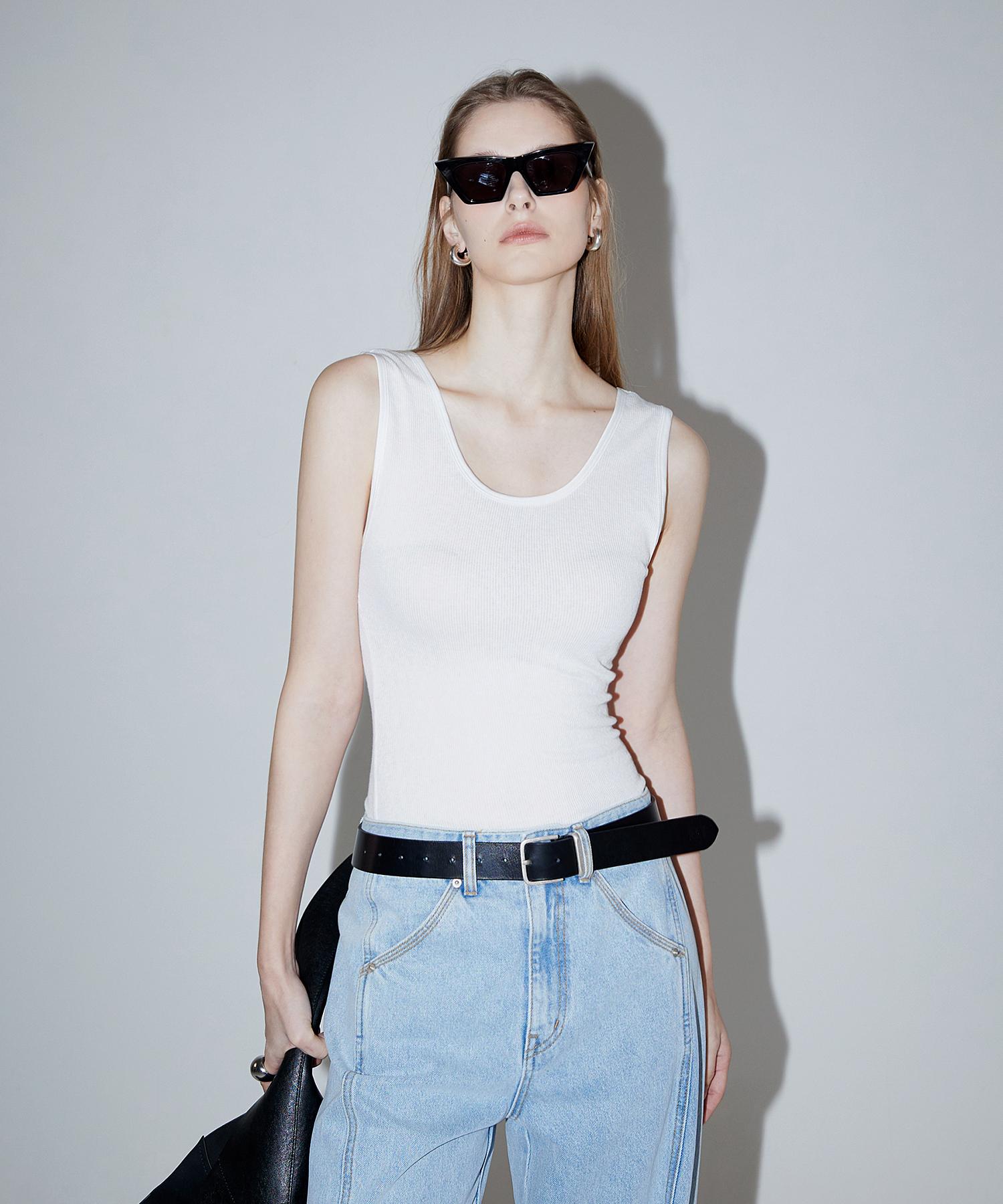 Rene J Li-Ning Sleeveless - Ivory Ivory/Free