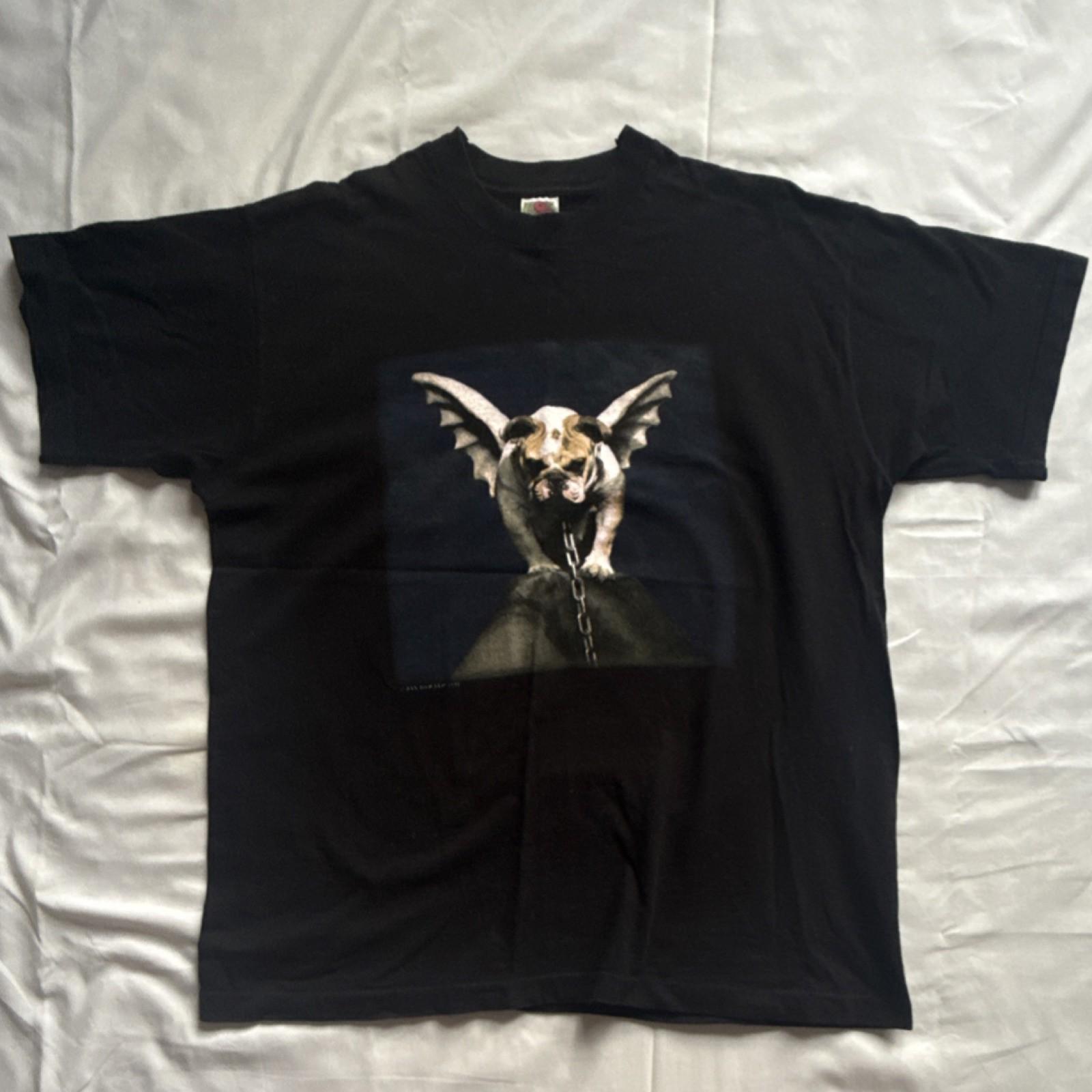 

Fruit of the Loom Heavy Cotton Black Bulldog Graphic XL Men s Crew Neck T-Shirt 5XL різнокольоровий