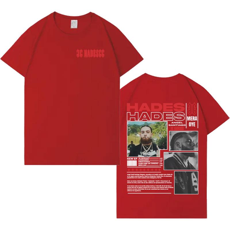 Rapper Hades 66 Make Money Not Friends 2025 Gothic Short Sleeve Tee Shrit Cotton Mens Tees High Quality Crewneck Tops Teenagers