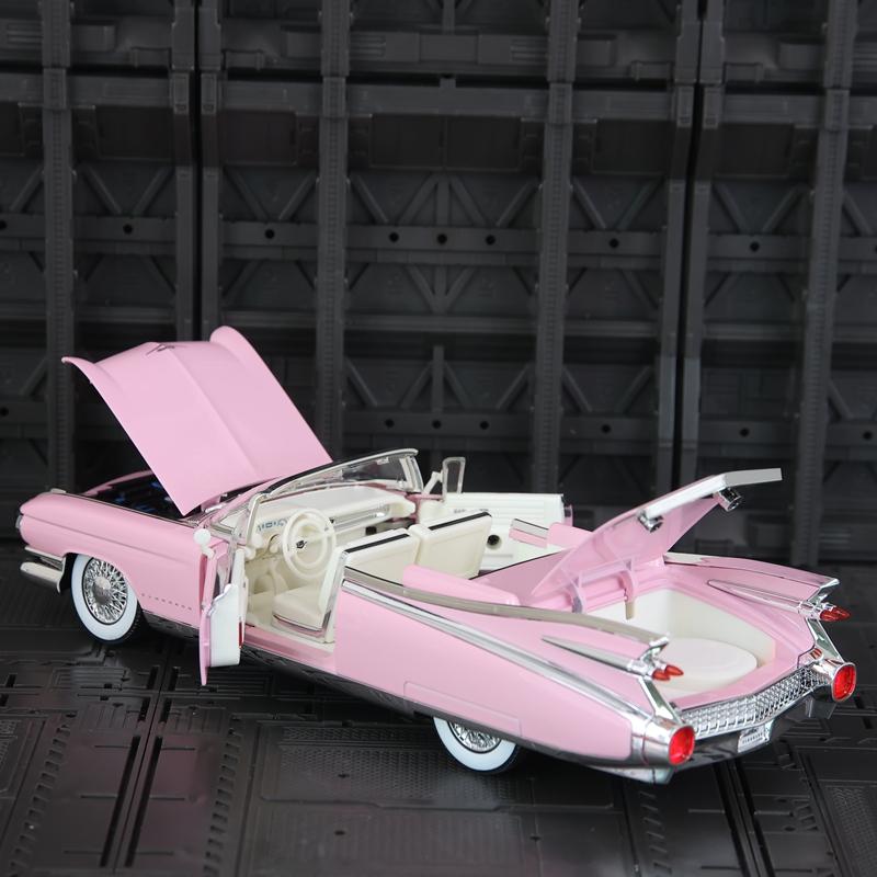 1:24 simulation Cadillac El Dorado 1959 alloy car model convertible supercar has simulated sound and lighting functions