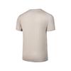 Saucony Running Training Series Knitted Comfortable Stylish Short Sleeve T-Shirt Men Tops Light-Khaki Gray SA2259ST02T-HS005