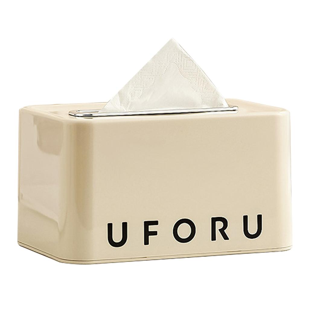 Fashionable Spring Lifting Tissue Holder Anti-slip Dustproof Napkin Paper Box For Home Study Office
