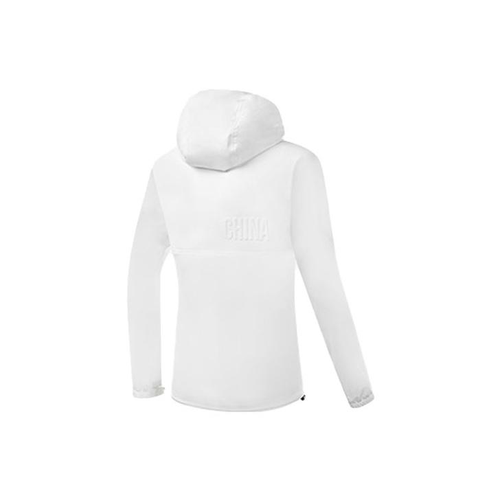 Anta Star Mark Casual Sports Hooded Long Sleeve Jacket Men Jacket White 152120702-1