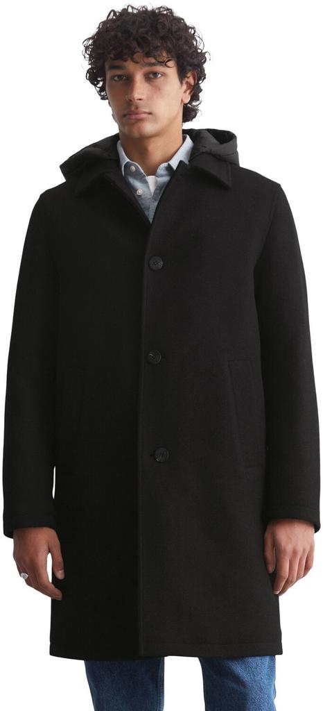 Coat Marc O'Polo Mantel Regular Aus Recyceltem Wolle-Mix (5000005419) Black