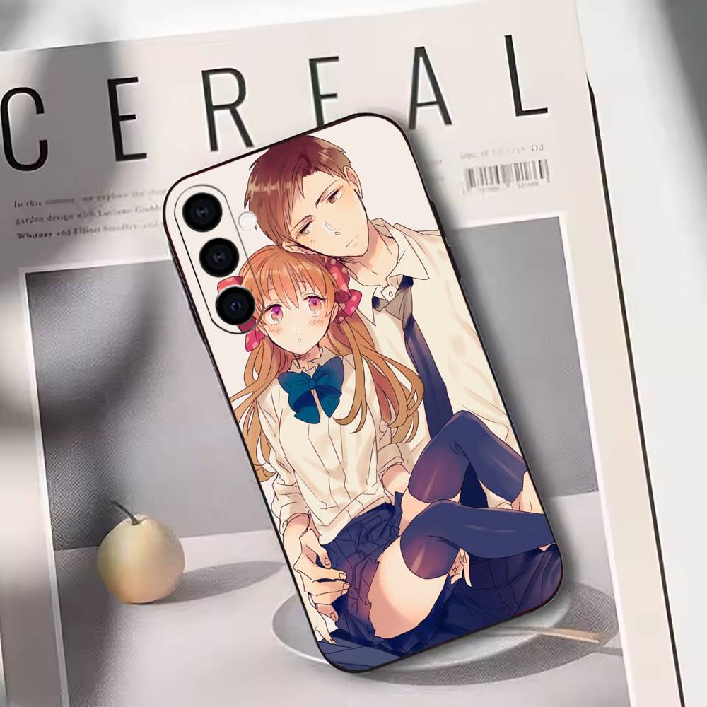 

Monthly Girls Nozaki-kun Phone Case For Samsung Galaxy A73,A72,A71,A70,A53,A52,A51,Others Soft Black Cover Samsung a13 5g