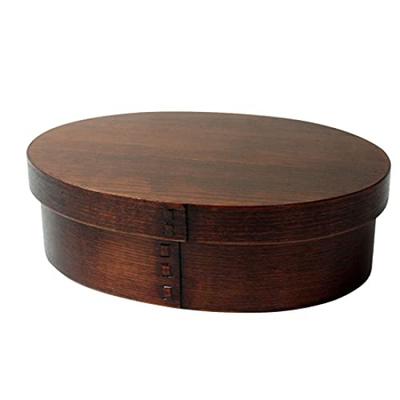 Miyoshi Lacquerware Shop Magewappa DX Large Bento Box 900ml Lacquered Natural Wood Single Tier Stylish Lunch Box 1 Tier Women Men Women Wood Grain