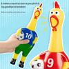 Screaming Chicken Dog Toy Funny Sound Toy Soccer Style Stress Relief Venting Novelty Gift Pet Toy