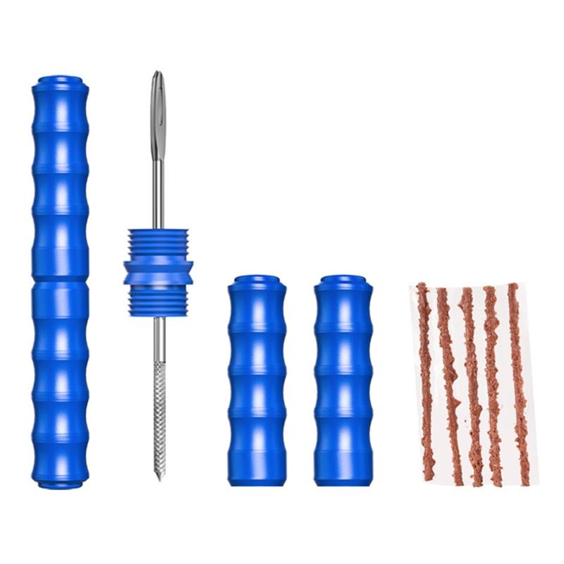 Bicycle Tubeless Tire Repair Tools Kit Mini MTB Road Bike Tyre Plug Puncture Flat Fix Patch Drill Sealant Rubber Stripe