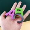 Colorful Magnetic EVA Letters & Numbers: Educational Whiteboard Stickers for Kids.