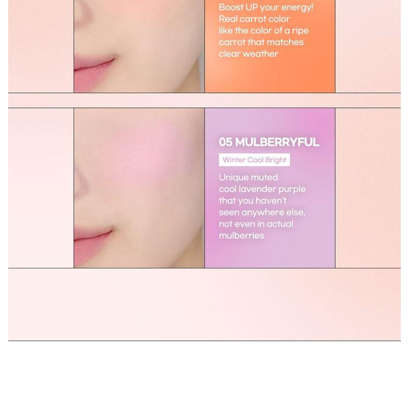 Peach C - Cheerful Blusher - 5 Colors