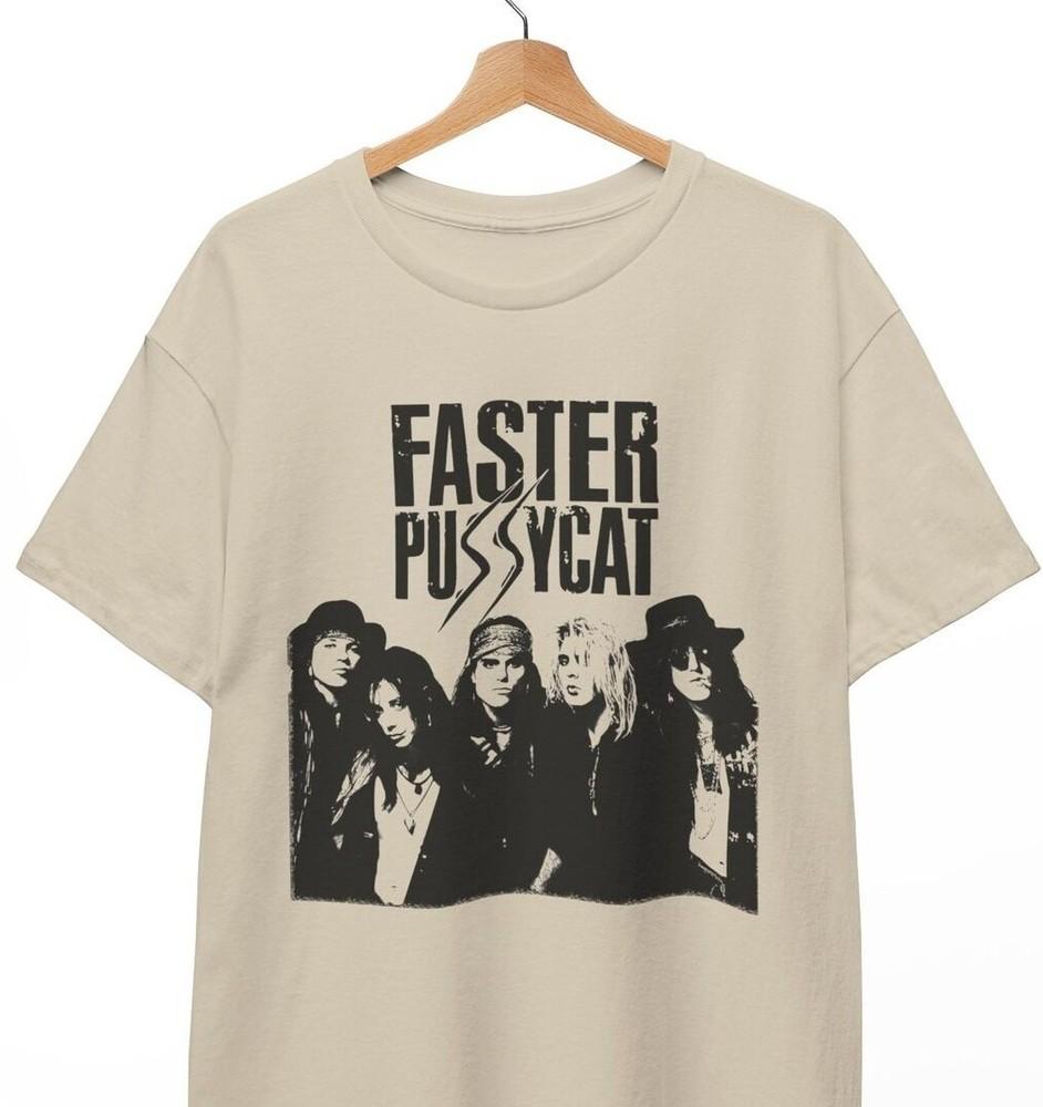 Faster Pussycat T-Shirt Bandmitglieder Shirt Musik Unisex Shirt