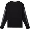 STONE ISLAND Letter Round Neck Slim Fit Raglan Long Sleeve T-Shirt Men Tops Black K1S1521000-05S0082-V0029