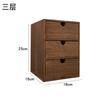 Chinesischer Stil Holz Aufbewahrungsbox Zuhause Paulownia Holz Mehrschichtige Aufbewahrungsbox Schreibtisch Ausziehbar Verschiedenes Sortierbox Auf Lager