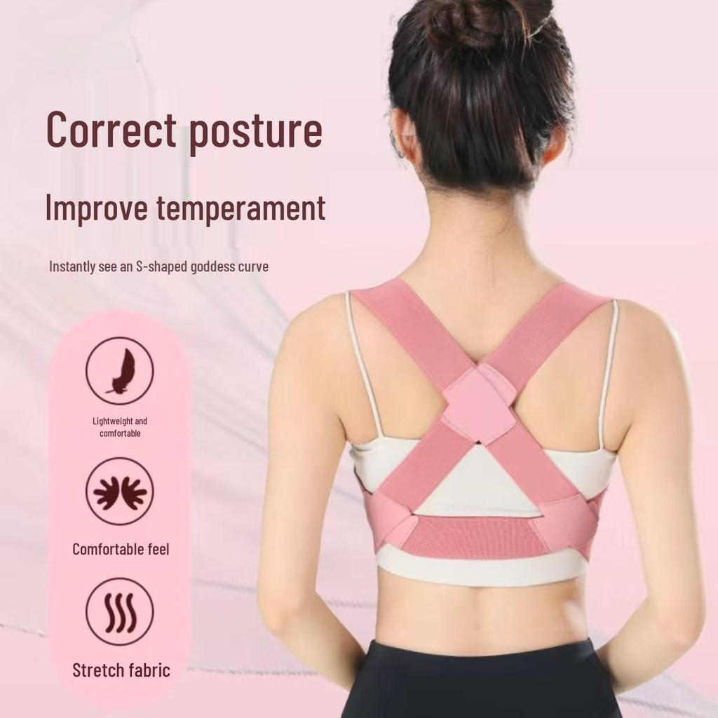 Zhang Yuqi Invisible Unisex Posture Corrector: Anti-Hunchback, Waist Slimming, Breathable, Enhances Posture and Back Appearance.
