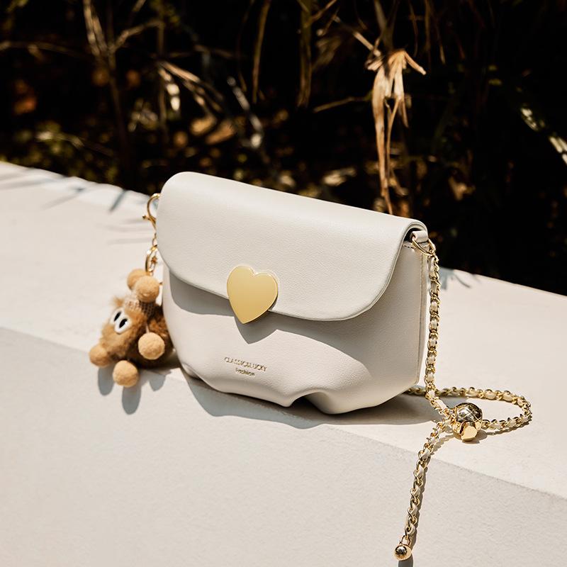 

Mrs. Qiao Bag Women 2025 New Cloud Bag Autumn Winter Women s Bag Crossbody Bag Small Bag High-end Genuine Leather Chain Bag Long21.5CM、Thick9.5CM