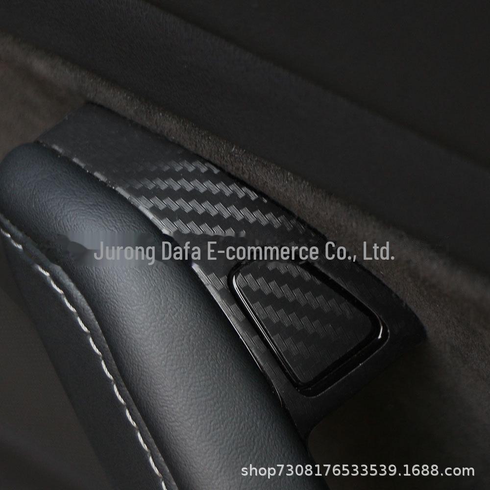 Tesla Model 3 Kohlefaser Custom Fensterheber Panel Aufkleber