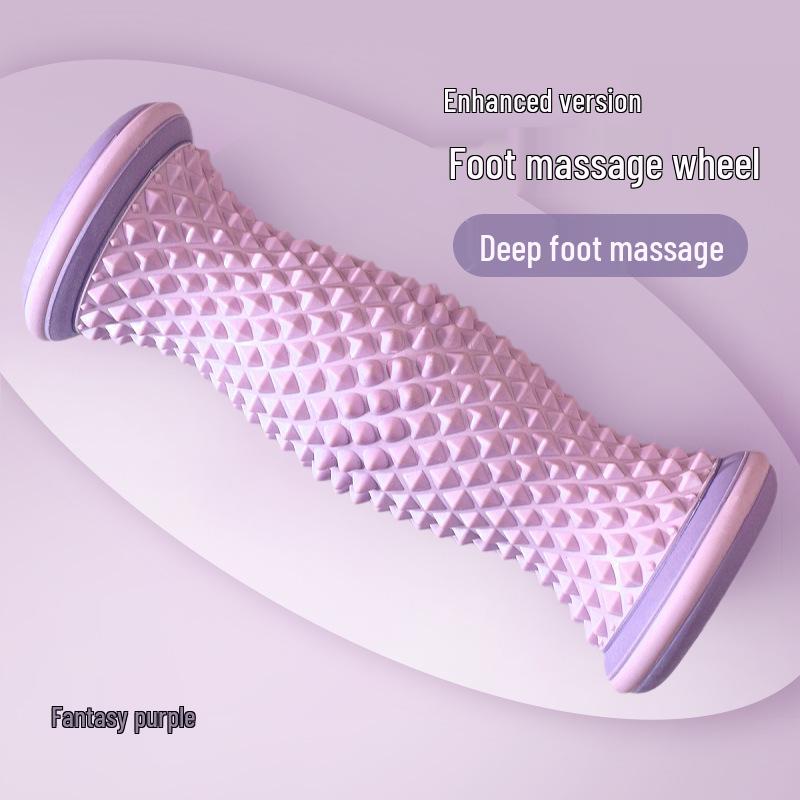 

Трансграничное колесо для йоги и фасций: Ролик для расслабления ног и мышц фиолетовый