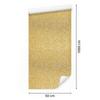 Gold and cream glitter wallpaper, gold background for living room and bedroom 50x1000