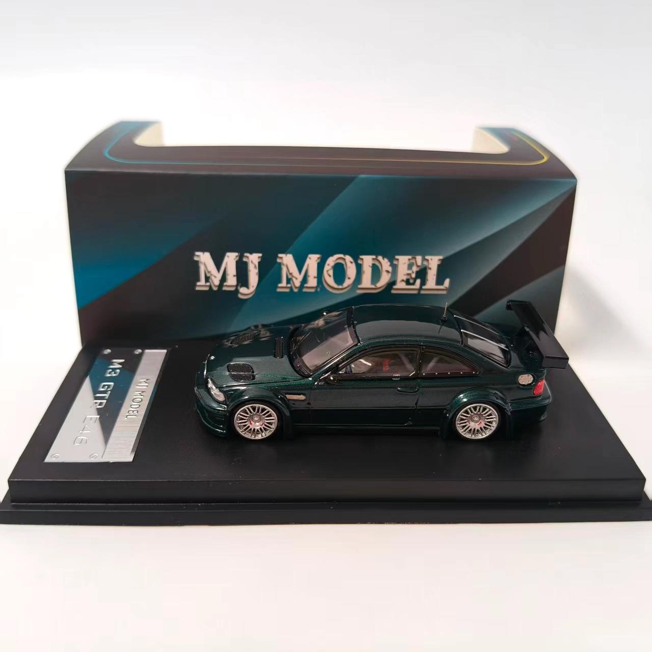 

MJ 1:64 M3 GTR E46 3 Series Alloy Car Diecasts & Toy Vehicles Car Model Miniature Scale Model Car Toys For Children зелёный