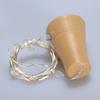 8LED/10LED Solar Powered Wine Bottle Cork Shape Lampki nocne Fairy Lamp String Light