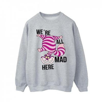 Mens Alice In Wonderland All Mad Here Sweatshirt