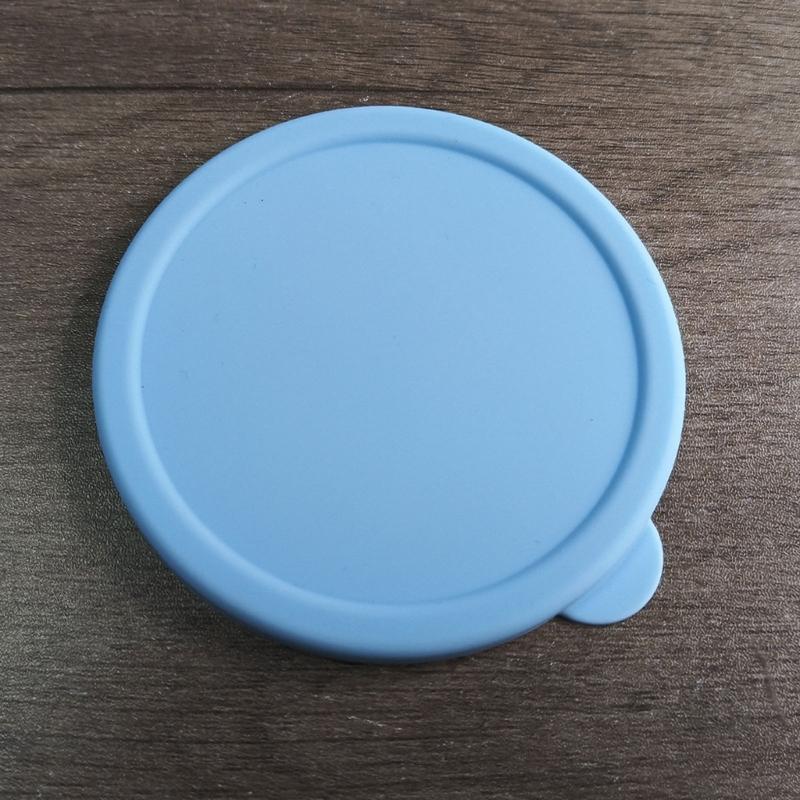 Multipurpose Silicone Jar Lid 4Pcs Set Airtight Glass Dessert Custard Cup Covers For Food Preservations And Organization