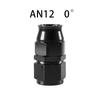 AN4/6/8/10/12 Straight 0°/45°/90°/120°/180° Degree PTFE Oil Fuel Swivel Hose End Fitting Oil Hose End Adaptor Kit Black