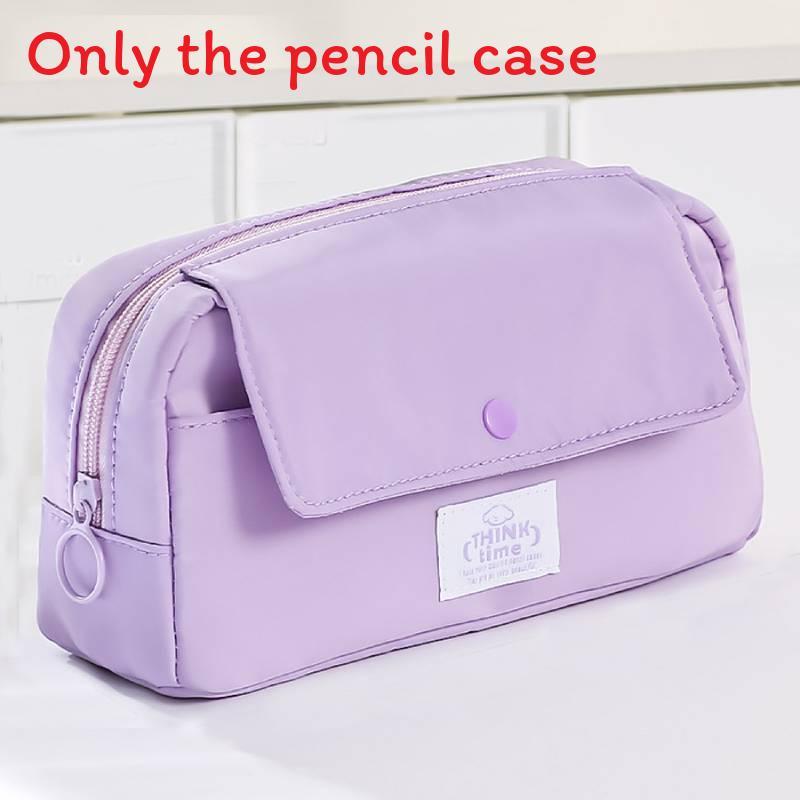 

Multilayer Canvas Pencil Case With Large Capacity For Students And Office Use