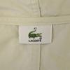 Lacoste Hergestellt in Japan Logo-Patch Hoodie Baumwolljacke 42 weiß Damen Gebraucht