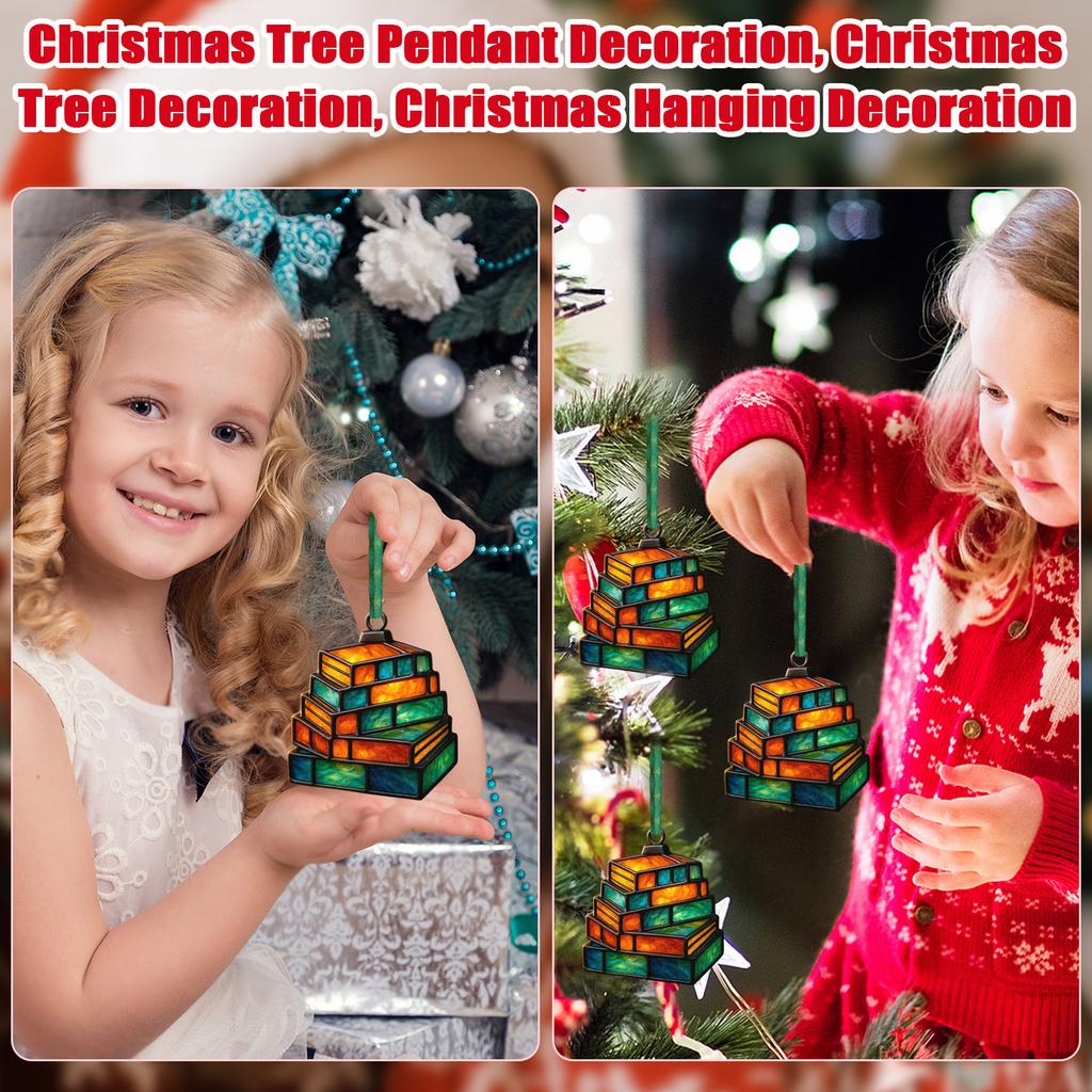 2D Acrylic Christmas Tree Pendant Decoration, Christmas Tree Decoration, Christmas Hanging Decoration, Home Decoration