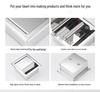 Stainless Steel Concealed Wall-Mounted Double Roll Tissue Holder
