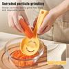 Large Capacity Rice Scoop for Rice Cooker Nonstick Pressable Handle Semi-Circular Serving Spoon Suitable for Household Use Kitchen Utensil
