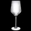 Vintage Ribbed Wine Glasses