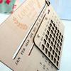 DIY Perpetual Calendar Handmade Eternal Calendar Creative Wooden Sliding Calendar  Home Ornament