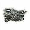 Zinc Alloy Men's Chinese Dragon Belt Buckle – Trendy Smooth Snap Design