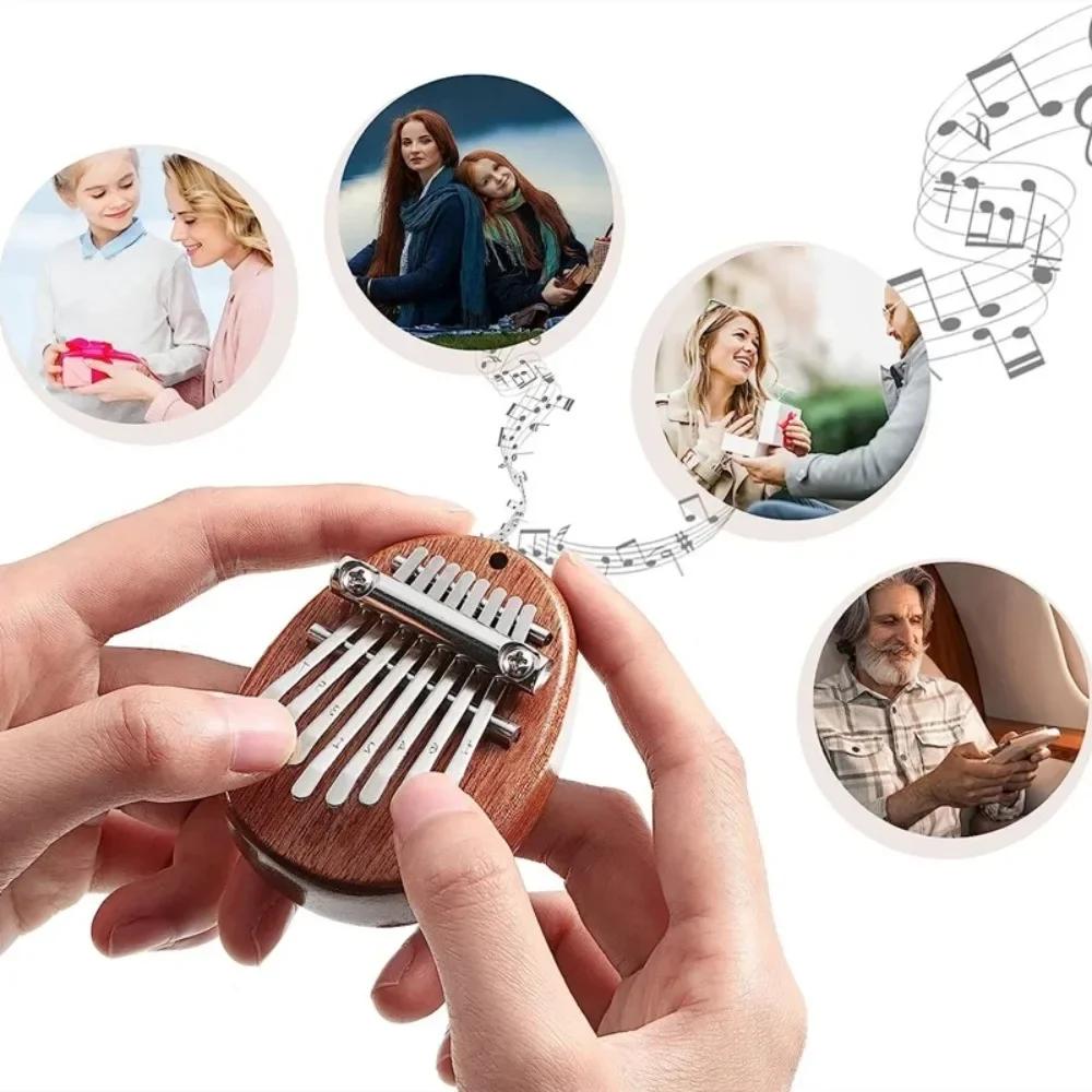 Hediye Müzik Kutusu 8 Tuş Mini Ahşap Kalimba Ruhların Kaçışı Parmak Başparmak Piyano Müzik Kutuları Kız Arkadaş Totoro Doğum Günü İçin Hediye
