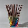Individually Wrapped Biodegradable Striped Paper Straws