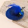 Mini Fascinator Hut Haarspange Mädchen Viktorianisches Themenparty Kostüm Haarnadel Haarschmuck Modische Haarteile
