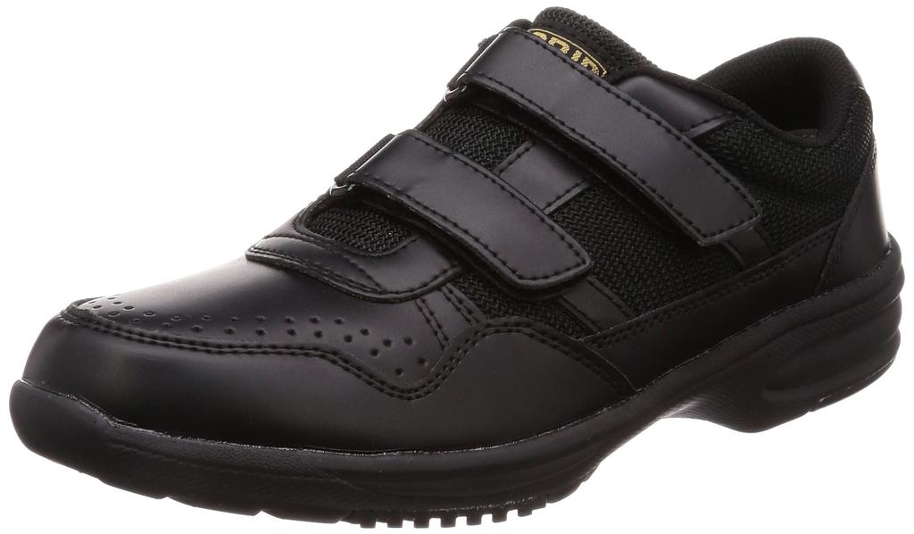 Midori Anzen Ultra Light High Grip Work Size Cm Shoes/Sneakers, Slip-Resistant, Lightweight, Shock-Absorbing, ULH716, Black, 28.0