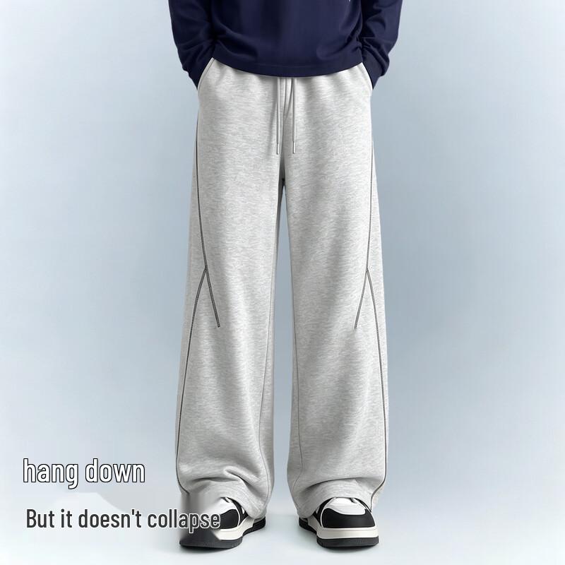 Fingercroxx Men's Lyocell Blend Straight-Leg Casual Pants